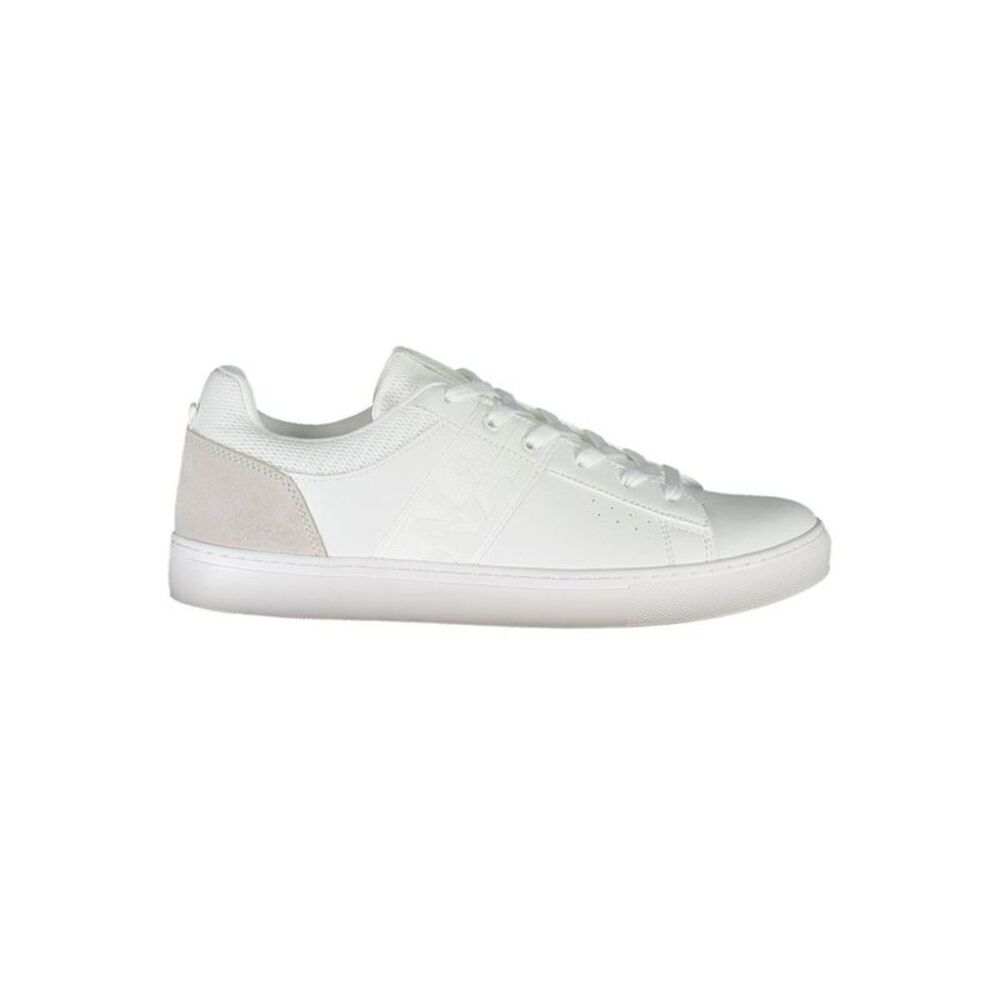 Napapijri White Leather Men Men's Sneaker